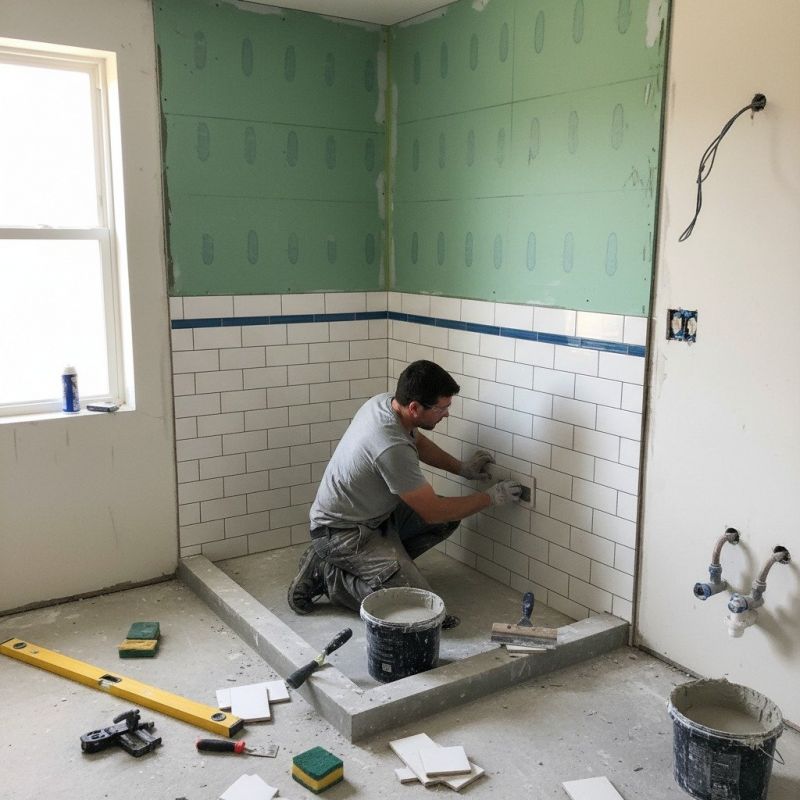 Tile Surround Installation